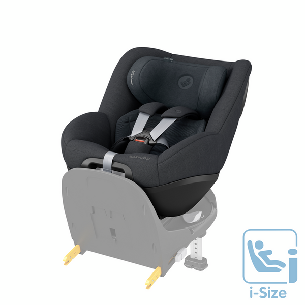Cadeira auto MAXI-COSI Pearl 360 Pro i-Size com tecnologia SlideTech®, rotação de 360°, proteção lateral G-CELL, ventilação ClimaFlow e tecidos reciclados para crianças dos 61 aos 105 cm. Authentic Graphite