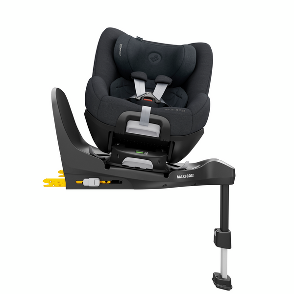 Cadeira auto MAXI-COSI Pearl 360 Pro i-Size com tecnologia SlideTech®, rotação de 360°, proteção lateral G-CELL, ventilação ClimaFlow e tecidos reciclados para crianças dos 61 aos 105 cm. Authentic Graphite