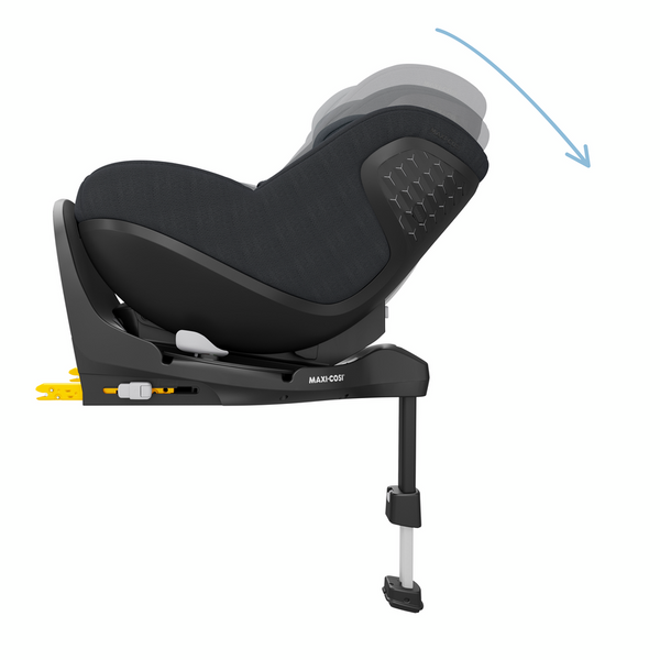 Cadeira auto MAXI-COSI Pearl 360 Pro i-Size com tecnologia SlideTech®, rotação de 360°, proteção lateral G-CELL, ventilação ClimaFlow e tecidos reciclados para crianças dos 61 aos 105 cm. Authentic Graphite