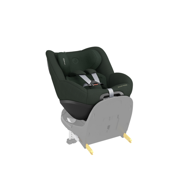 Cadeira auto MAXI-COSI Pearl 360 Pro i-Size com tecnologia SlideTech®, rotação de 360°, proteção lateral G-CELL, ventilação ClimaFlow e tecidos reciclados para crianças dos 61 aos 105 cm. Authentic Green
