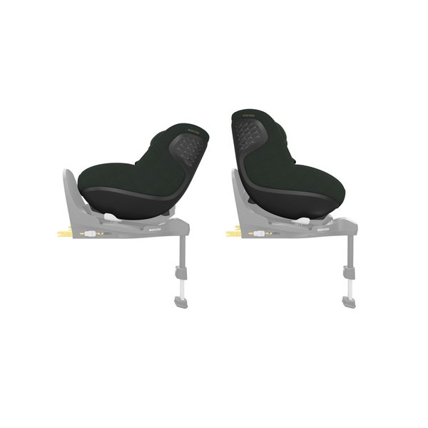Cadeira auto MAXI-COSI Pearl 360 Pro i-Size com tecnologia SlideTech®, rotação de 360°, proteção lateral G-CELL, ventilação ClimaFlow e tecidos reciclados para crianças dos 61 aos 105 cm. Authentic Green