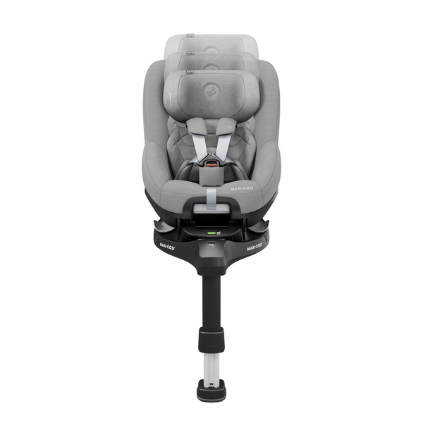 Cadeira auto MAXI-COSI Pearl 360 Pro i-Size com tecnologia SlideTech®, rotação de 360°, proteção lateral G-CELL, ventilação ClimaFlow e tecidos reciclados para crianças dos 61 aos 105 cm. Authentic Grey
