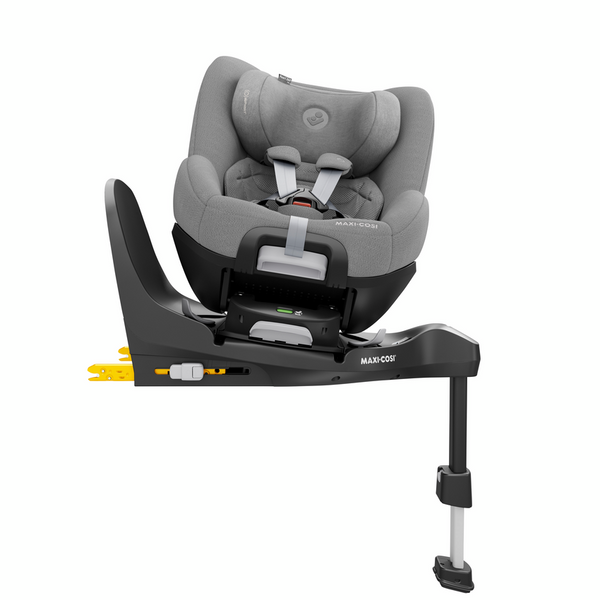 Cadeira auto MAXI-COSI Pearl 360 Pro i-Size com tecnologia SlideTech®, rotação de 360°, proteção lateral G-CELL, ventilação ClimaFlow e tecidos reciclados para crianças dos 61 aos 105 cm. Authentic Grey