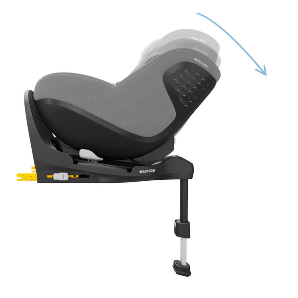 Cadeira auto MAXI-COSI Pearl 360 Pro i-Size com tecnologia SlideTech®, rotação de 360°, proteção lateral G-CELL, ventilação ClimaFlow e tecidos reciclados para crianças dos 61 aos 105 cm. Authentic Grey