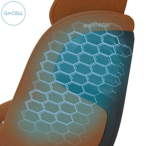Cadeira auto MAXI-COSI Pearl 360 Pro i-Size com tecnologia SlideTech®, rotação de 360°, proteção lateral G-CELL, ventilação ClimaFlow e tecidos reciclados para crianças dos 61 aos 105 cm. Authentic Terra