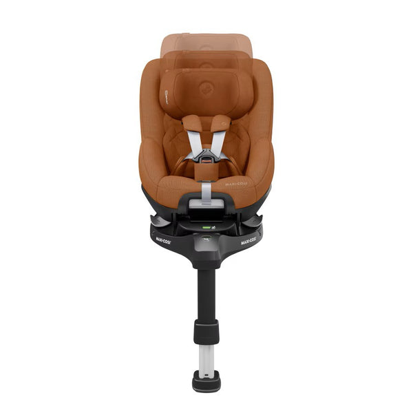 Cadeira auto MAXI-COSI Pearl 360 Pro i-Size com tecnologia SlideTech®, rotação de 360°, proteção lateral G-CELL, ventilação ClimaFlow e tecidos reciclados para crianças dos 61 aos 105 cm. Authentic Terra