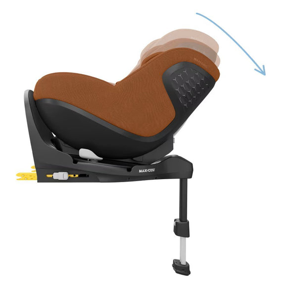 Cadeira auto MAXI-COSI Pearl 360 Pro i-Size com tecnologia SlideTech®, rotação de 360°, proteção lateral G-CELL, ventilação ClimaFlow e tecidos reciclados para crianças dos 61 aos 105 cm. Authentic Terra