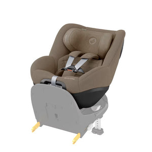 Cadeira auto MAXI-COSI Pearl 360 Pro i-Size com tecnologia SlideTech®, rotação de 360°, proteção lateral G-CELL, ventilação ClimaFlow e tecidos reciclados para crianças dos 61 aos 105 cm. Authentic Truffle