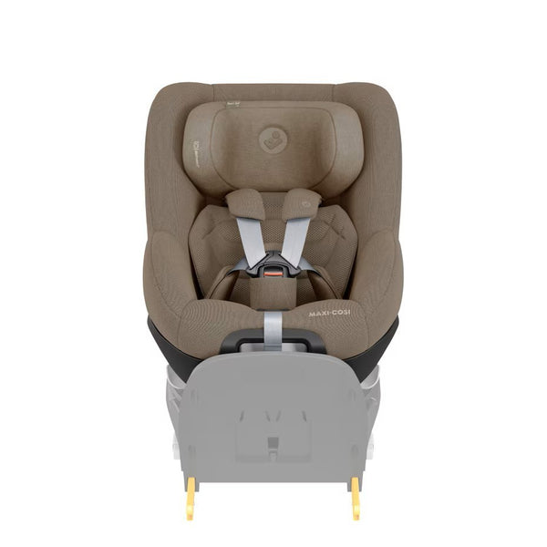 Cadeira auto MAXI-COSI Pearl 360 Pro i-Size com tecnologia SlideTech®, rotação de 360°, proteção lateral G-CELL, ventilação ClimaFlow e tecidos reciclados para crianças dos 61 aos 105 cm. Authentic Truffle