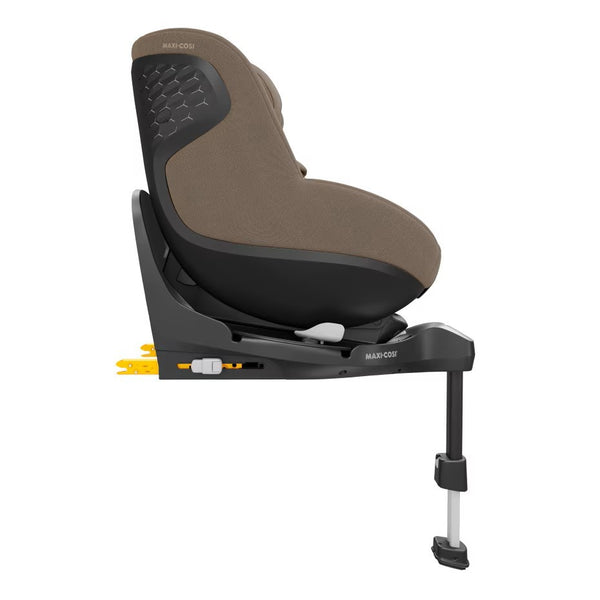 Cadeira auto MAXI-COSI Pearl 360 Pro i-Size com tecnologia SlideTech®, rotação de 360°, proteção lateral G-CELL, ventilação ClimaFlow e tecidos reciclados para crianças dos 61 aos 105 cm. Authentic Truffle