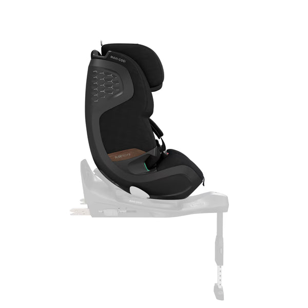 Cadeira auto MAXI-COSI Pearl XL Slide Pro dos 61 aos 150 cm com SLIDETECH®2, rotação 360°, proteção G-CELL e AirProtect e Base FamilyFix Slide Pro. Authentic Black
