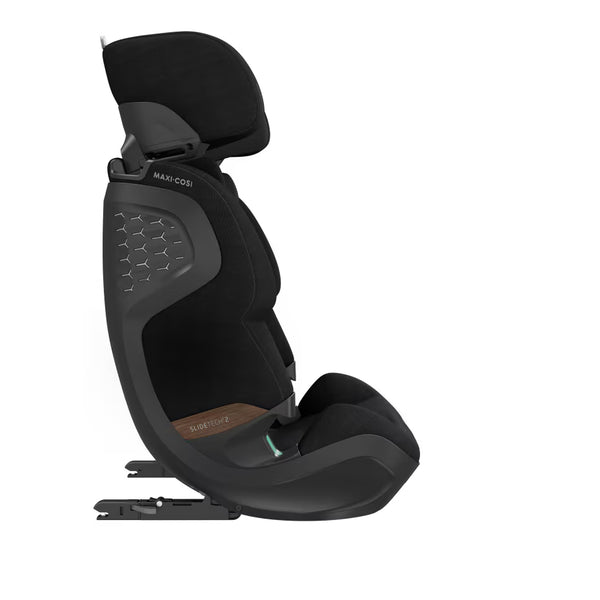 Cadeira auto MAXI-COSI Pearl XL Slide Pro dos 61 aos 150 cm com SLIDETECH®2, rotação 360°, proteção G-CELL e AirProtect e Base FamilyFix Slide Pro. Authentic Black