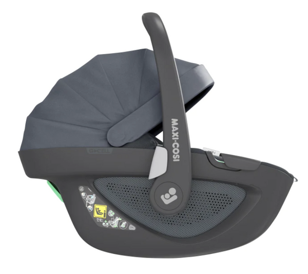 Cadeira auto MAXI-COSI Pebble 360 i-Size com rotação de 360°, redutor para recém-nascidos, proteção reforçada contra impactos laterais e compatível com Base FamilyFix 360 para bebés dos 40 aos 83 cm. Essential Graphite