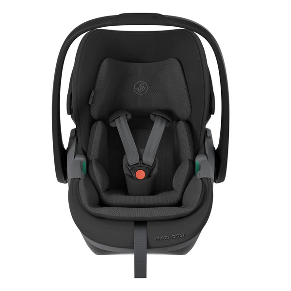 Cadeira auto Maxi-Cosi Pebble Slide Pro i-Size leve com posição deitada e posição 360 na cor onyx black