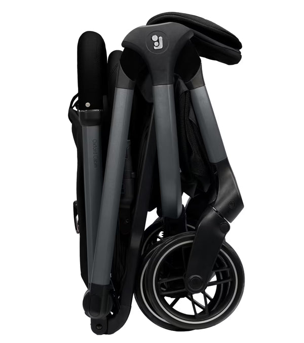 MAXI-COSI OXFORD CABIN, carrinho de bebé ultracompacto e leve compatível com cabine de avião, reclinação total, encosto com reclinação infinita, suspensão confortável, arnês Easy-In e utilização desde o nascimento até aos 22 kg. Onyx Black