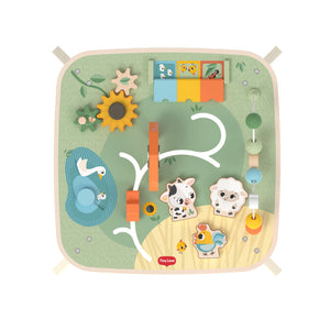 Mesa de atividades para bebê da tiny love foto de topo