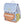 Mochila Grande Quadrada Hello Hossy em poliéster reciclado, impermeável, com interior acolchoado, formato para dossiers A4, bolso para garrafa de água e capacidade de 15 L para crianças a partir dos 6 anos cor dunk