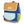 Mochila Grande Quadrada Hello Hossy em poliéster reciclado, impermeável, com interior acolchoado, formato para dossiers A4, bolso para garrafa de água e capacidade de 15 L para crianças a partir dos 6 anos cor mini blue canyon