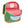 Mochila Grande Quadrada Hello Hossy em poliéster reciclado, impermeável, com interior acolchoado, formato para dossiers A4, bolso para garrafa de água e capacidade de 15 L para crianças a partir dos 6 anos cor mini green lake