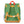 Mochila Grande Quadrada Hello Hossy em poliéster reciclado, impermeável, com interior acolchoado, formato para dossiers A4, bolso para garrafa de água e capacidade de 15 L para crianças a partir dos 6 anos cor mini green lake