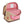Mochila Grande Quadrada Hello Hossy em poliéster reciclado, impermeável, com interior acolchoado, formato para dossiers A4, bolso para garrafa de água e capacidade de 15 L para crianças a partir dos 6 anos cor mini macaroon