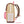 Mochila Grande Quadrada Hello Hossy em poliéster reciclado, impermeável, com interior acolchoado, formato para dossiers A4, bolso para garrafa de água e capacidade de 15 L para crianças a partir dos 6 anos cor mini macaroon