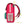 Mochila Grande Quadrada Hello Hossy em poliéster reciclado, impermeável, com interior acolchoado, formato para dossiers A4, bolso para garrafa de água e capacidade de 15 L para crianças a partir dos 6 anos cor mini pasteque