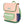 Mochila Grande Quadrada Hello Hossy em poliéster reciclado, impermeável, com interior acolchoado, formato para dossiers A4, bolso para garrafa de água e capacidade de 15 L para crianças a partir dos 6 anos cor mini smoothie