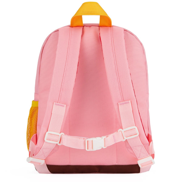 Mochila Grande Redonda Hello Hossy em poliéster reciclado, impermeável, com capacidade de 15 litros, compatível com dossiers A4, alças acolchoadas e bolso para garrafa de água para crianças a partir dos 6 anos mini gum