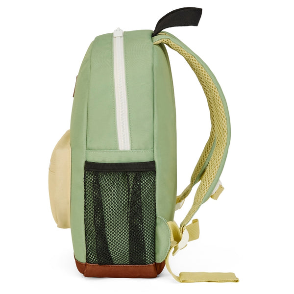 Mochila Grande Redonda Hello Hossy em poliéster reciclado, impermeável, com capacidade de 15 litros, compatível com dossiers A4, alças acolchoadas e bolso para garrafa de água para crianças a partir dos 6 anos mini istache