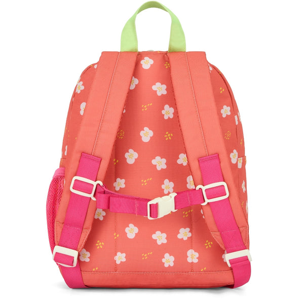 Mochila Grande Redonda Hello Hossy em poliéster reciclado, impermeável, com capacidade de 15 litros, compatível com dossiers A4, alças acolchoadas e bolso para garrafa de água para crianças a partir dos 6 anos peachy bloom