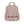Mochila de maternidade da Walking Mum modelo praline Vichy na cor moka - vermelho