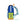 Mochila Pequena Quadrada Hello Hossy em poliéster reciclado, impermeável, com compartimento para cadernos A4, bolso para garrafa de água, alças acolchoadas e capacidade de 7,3 L para crianças dos 2 aos 5 anos. Mini Blue Canyon