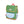 Mochila Pequena Quadrada Hello Hossy em poliéster reciclado, impermeável, com compartimento para cadernos A4, bolso para garrafa de água, alças acolchoadas e capacidade de 7,3 L para crianças dos 2 aos 5 anos. Mini Green Lake