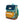 Mochila Pequena Quadrada Hello Hossy em poliéster reciclado, impermeável, com compartimento para cadernos A4, bolso para garrafa de água, alças acolchoadas e capacidade de 7,3 L para crianças dos 2 aos 5 anos. Smiley