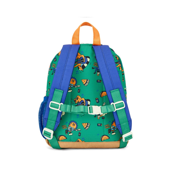 Mochila Pequena Redonda Hello Hossy em poliéster reciclado, impermeável, com formato A4, costas e alças acolchoadas, bolso para garrafa de água e capacidade de 7,3 L para crianças dos 2 aos 5 anos.
Chill Vibes