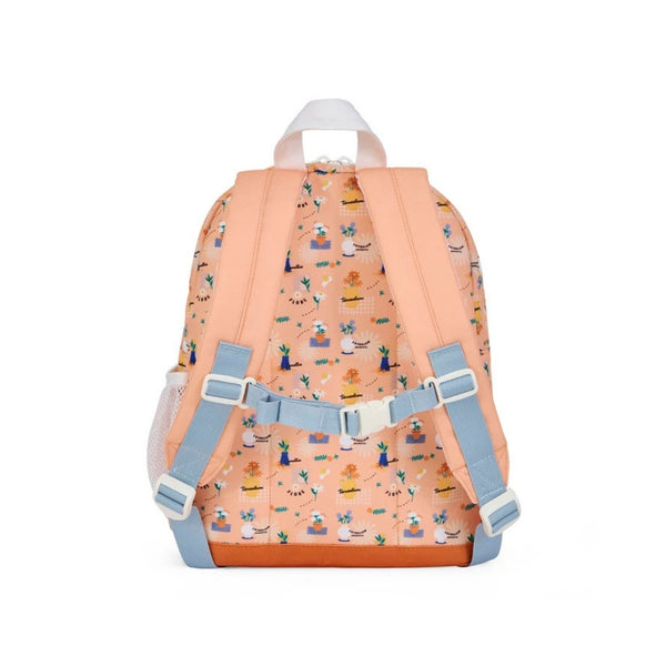 Mochila Pequena Redonda Hello Hossy em poliéster reciclado, impermeável, com formato A4, costas e alças acolchoadas, bolso para garrafa de água e capacidade de 7,3 L para crianças dos 2 aos 5 anos.
Flore