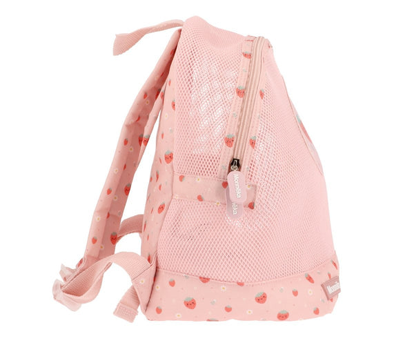 Mochila de Praia Monnëka impermeável e ventilada para crianças, ideal para transportar toalhas, brinquedos e acessórios de praia ou piscina.