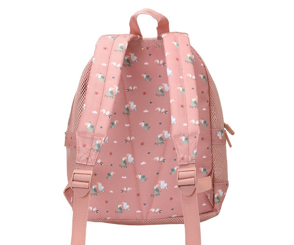 Mochila de Praia Monnëka impermeável e ventilada para crianças, ideal para transportar toalhas, brinquedos e acessórios de praia ou piscina.