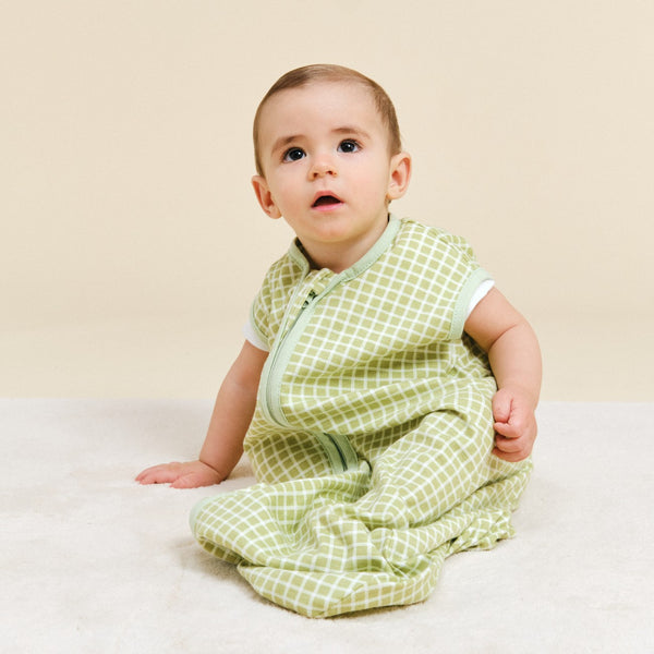Saco de dormir de verão para bebés da Molis&Co na cor pistacchio