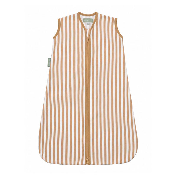Saco de dormir de verão para bebés da Molis&Co na cor sand stripes