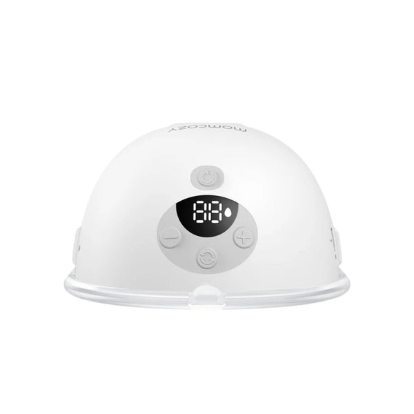 Momcozy M5 Duplo, extrator de leite portátil premium mãos-livres com tecnologia Baby Mouth, microvibração, 3 modos, 9 níveis ajustáveis e bolsa de transporte.