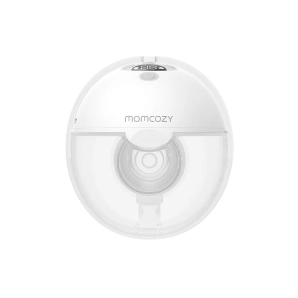 Momcozy M5 Duplo, extrator de leite portátil premium mãos-livres com tecnologia Baby Mouth, microvibração, 3 modos, 9 níveis ajustáveis e bolsa de transporte.