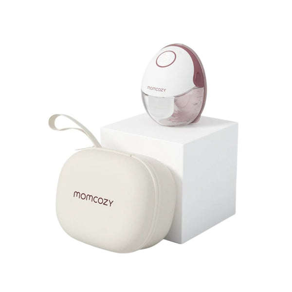 Momcozy M6 Individual, extrator de leite portátil mãos-livres com sucção até 295 mmHg, 3 modos de extração e flange DoubleFit em silicone para maior conforto.