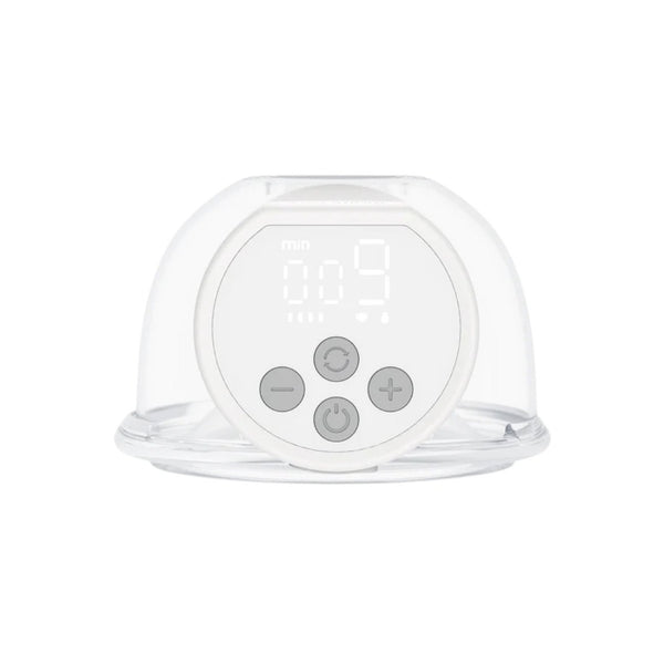 Momcozy S12 Pro Individual, extrator de leite portátil mãos-livres com flange de dupla vedação, 3 modos de extração, 9 níveis ajustáveis, ecrã LED e capacidade de 177 ml.