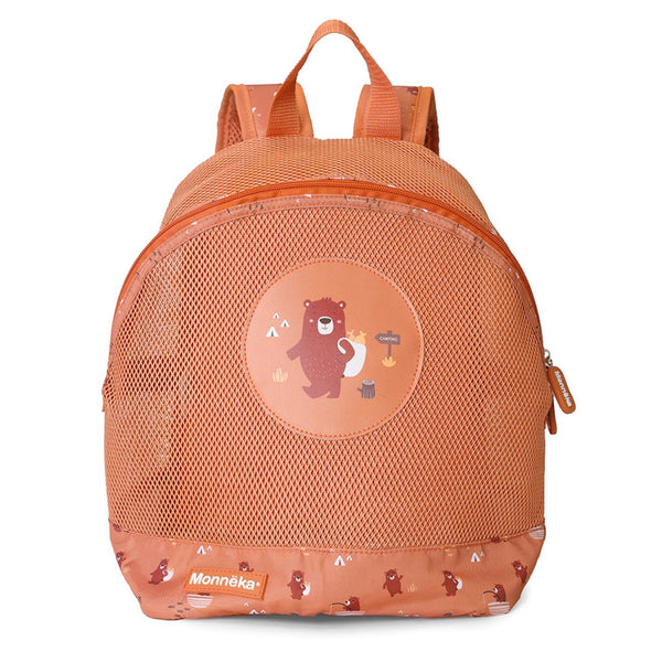 Mochila de Praia Monnëka impermeável e ventilada para crianças, ideal para transportar toalhas, brinquedos e acessórios de praia ou piscina. Camping