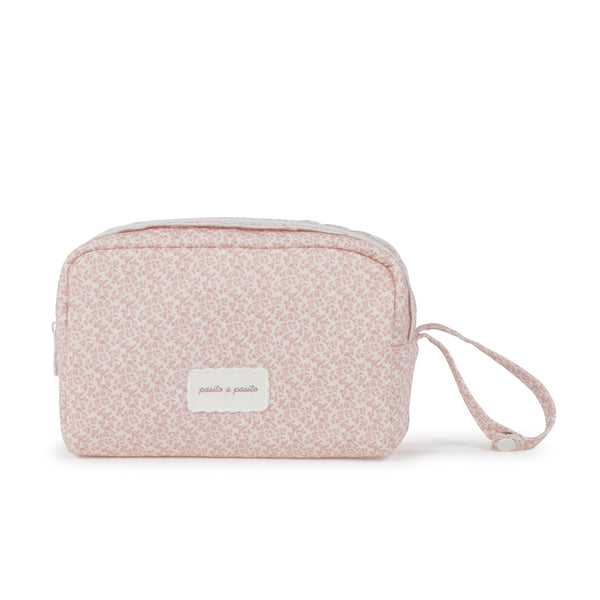 Necessaire Pasito a Pasito Maison Tender, em algodão com certificação BCI, padrão de coelhinhos, fecho de correr e interior fácil de limpar.
Flowers