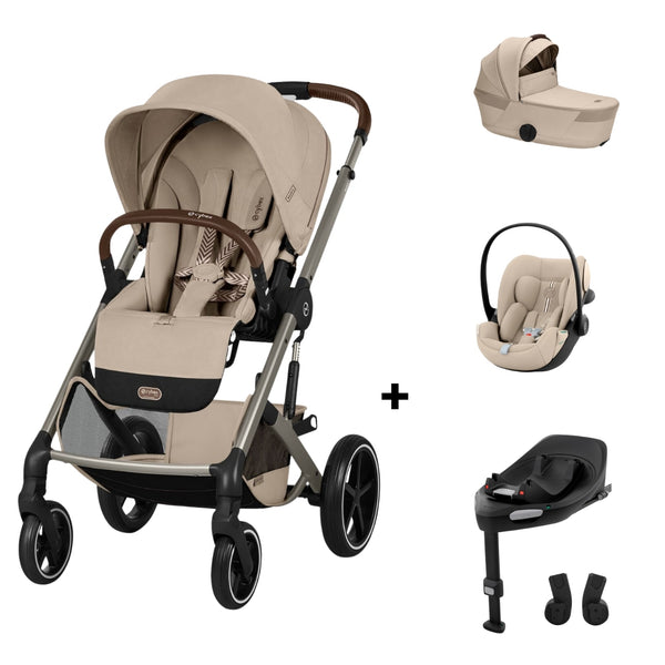 CYBEX BALIOS S LUX TRIO COM ALCOFA DOBRÁVEL, CLOUD G3 PLUS E BASE G3