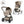 CYBEX BALIOS S LUX TRIO COM ALCOFA DOBRÁVEL, CLOUD G3 PLUS E BASE G3