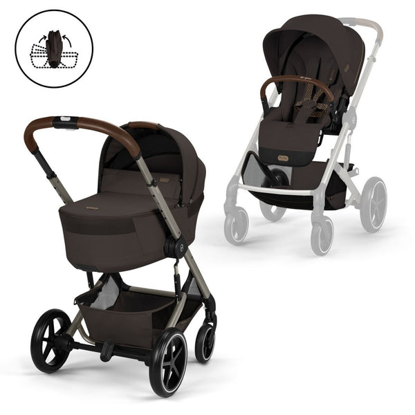 CYBEX BALIOS S LUX TRIO COM ALCOFA DOBRÁVEL, CLOUD G3 PLUS E BASE G3